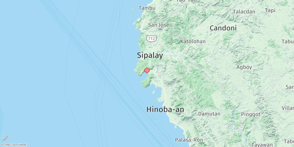Map of Campomanes Bay