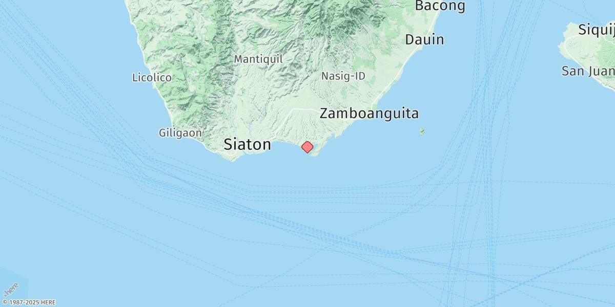 Map of Bonbonon