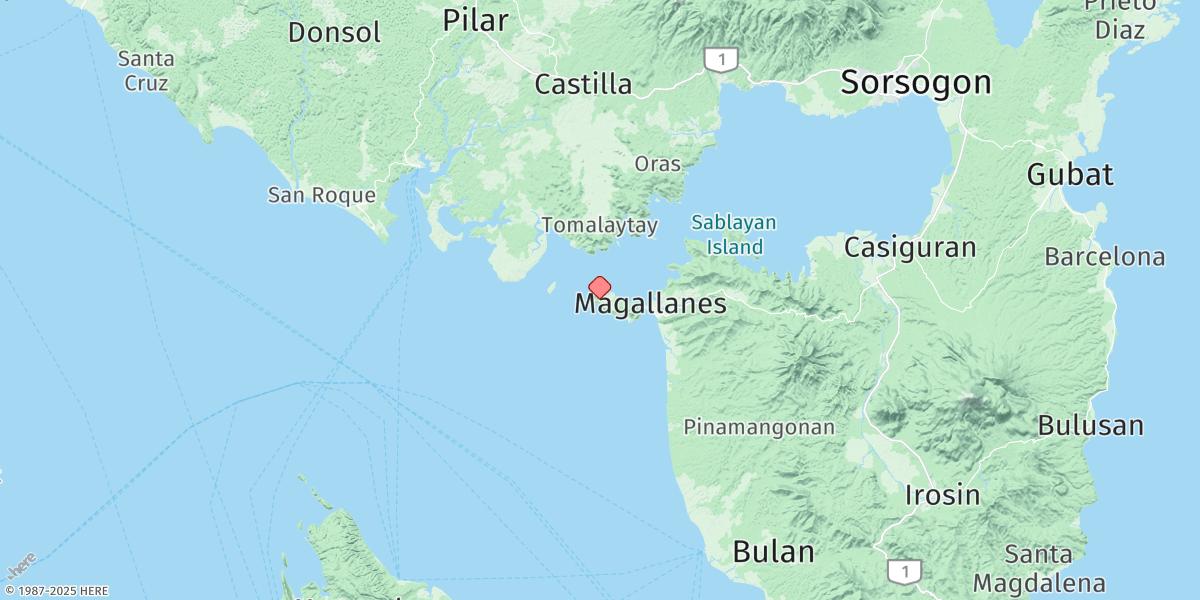 Map of Bagatao Island