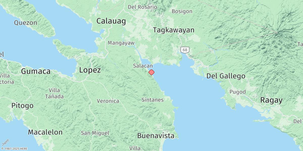 Map of Guinayangan