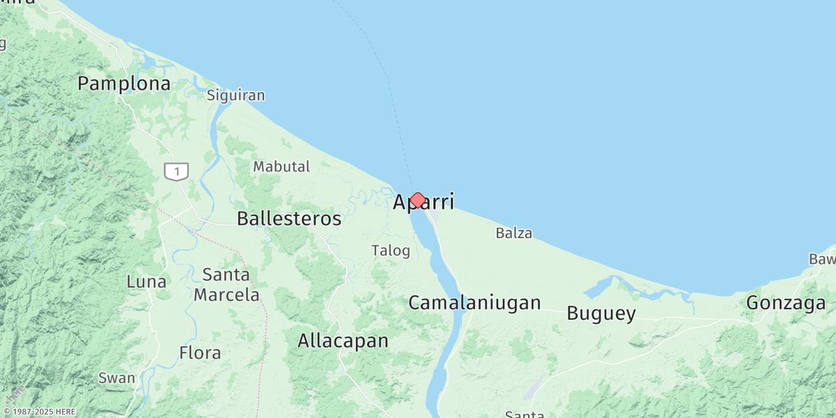 Map of Aparri