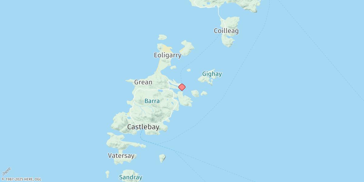 Map of Barra (North Bay)