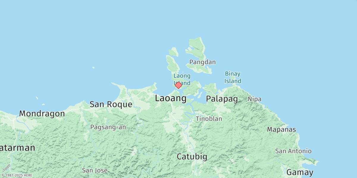 Map of Laoang