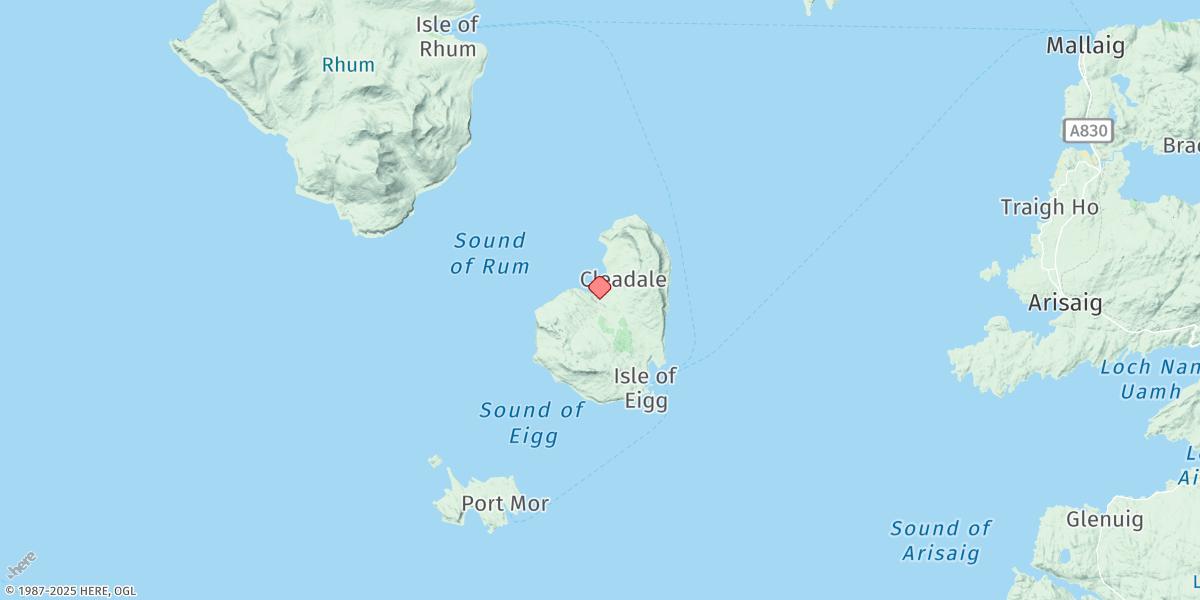 Map of Bay Of Laig