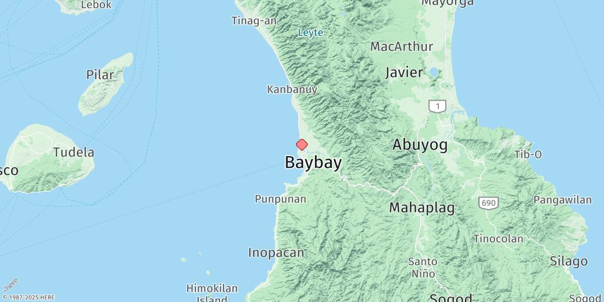 Map of Baybay