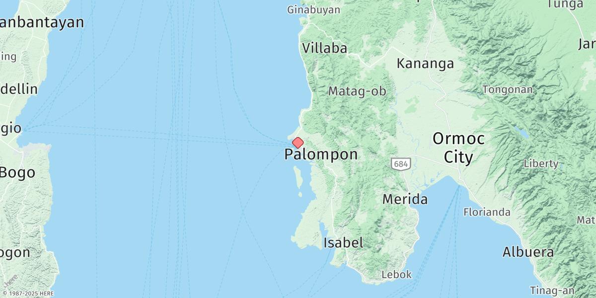 Map of Palompon