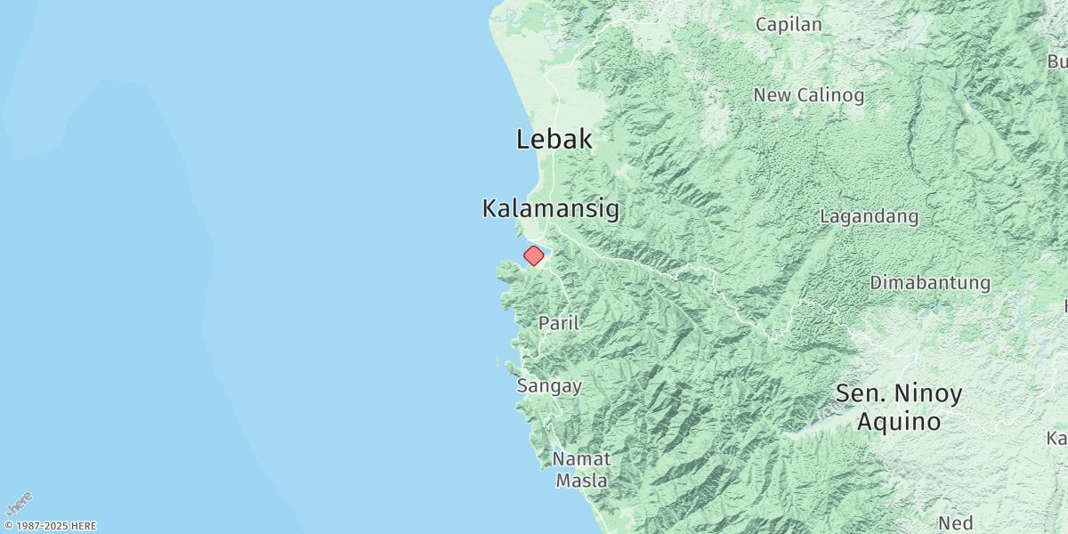Map of Port Lebak