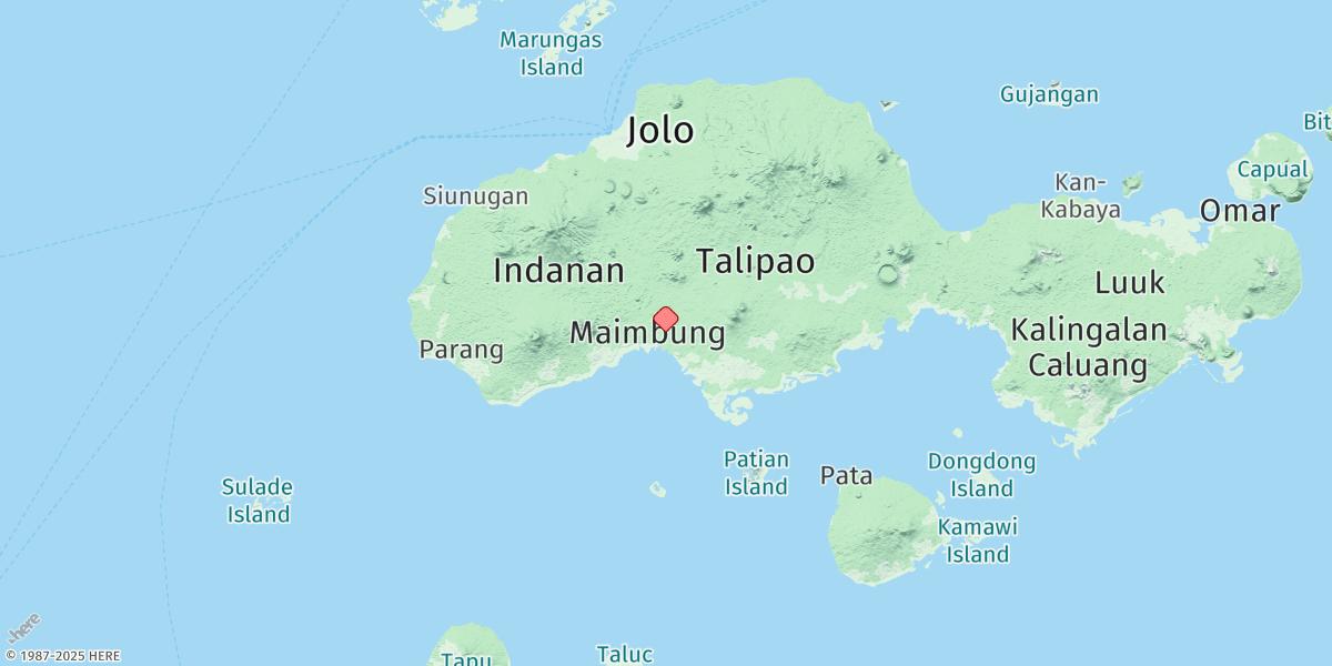 Map of Maimbung