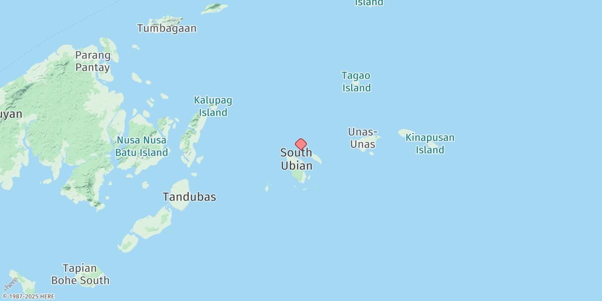 Map of South Ubian Island