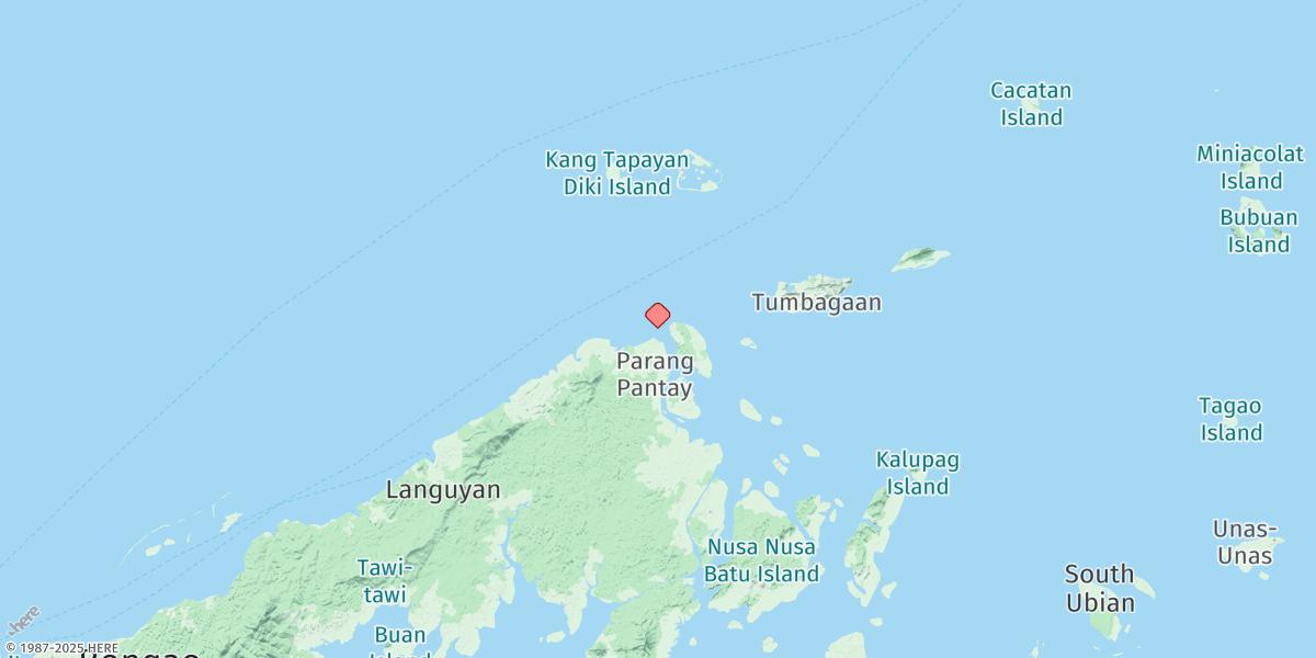 Map of Basbas Channel