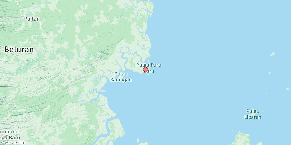 Map of Labuk Bay