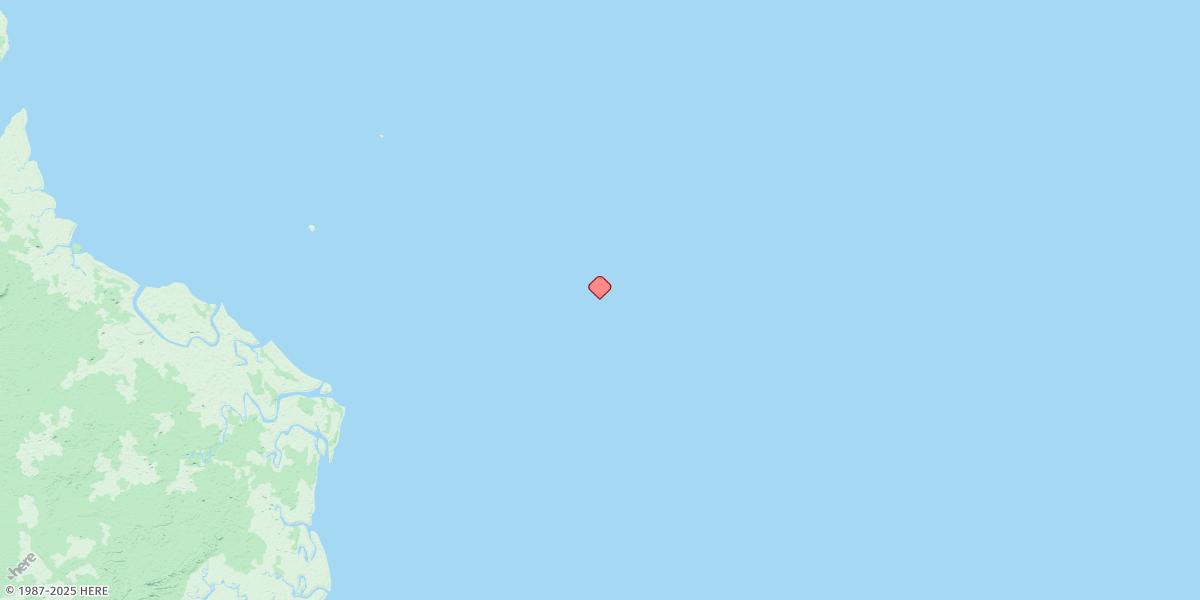 Map of Pulau Lankayan