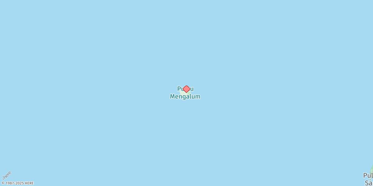 Map of Pulau Mangalum