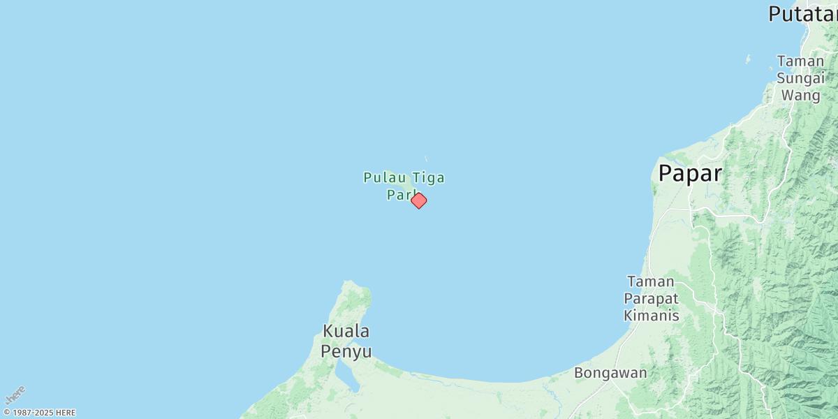 Map of Tiga