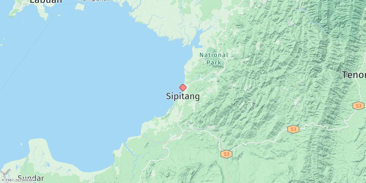 Map of Sipitang