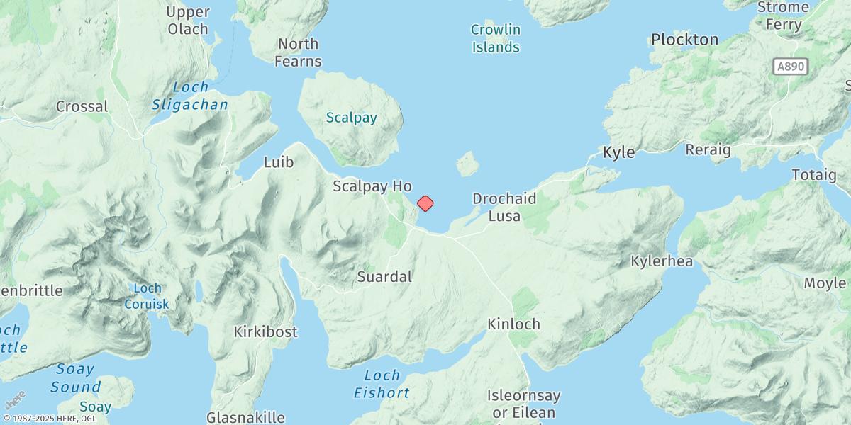 Map of Broadford Bay