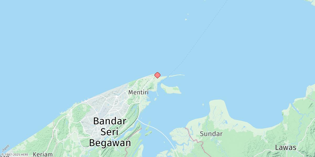 Map of Muara
