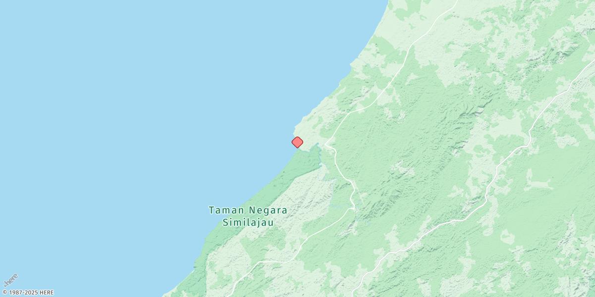 Map of Kuala Similajau