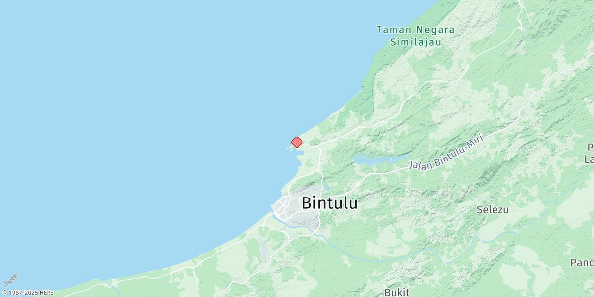 Map of Pelabuhan Bintulu