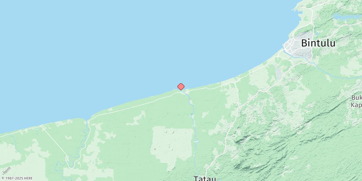 Map of Kuala Tatau