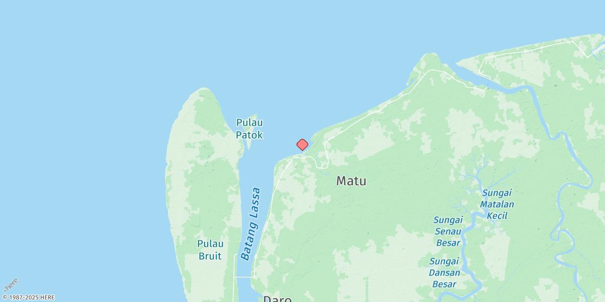 Map of Kuala Matu
