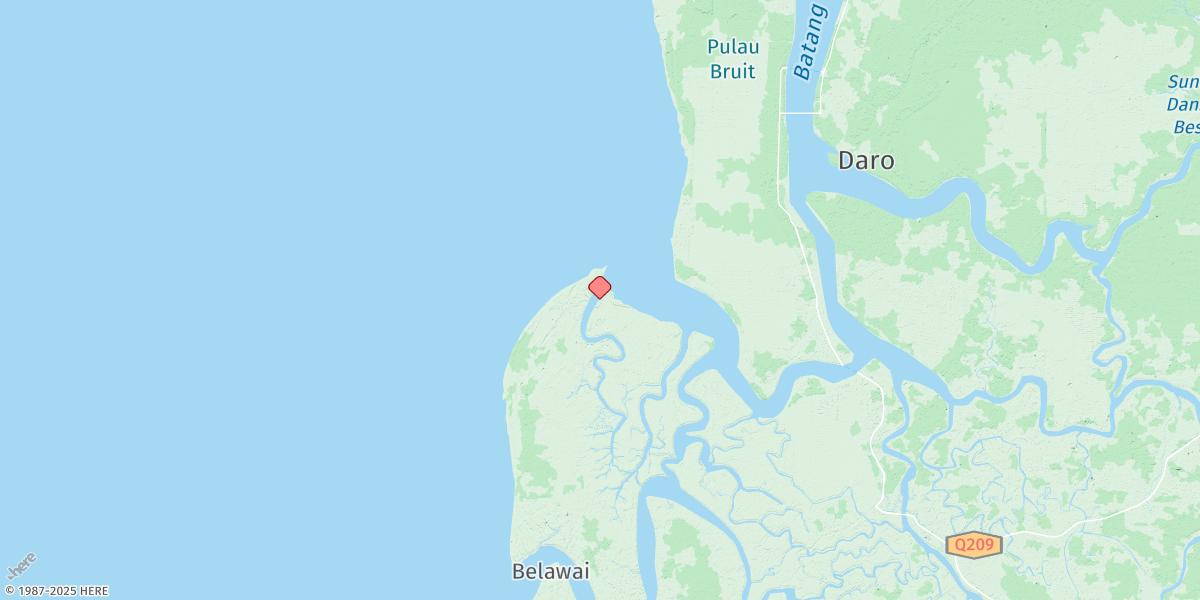Map of Kuala Paloh