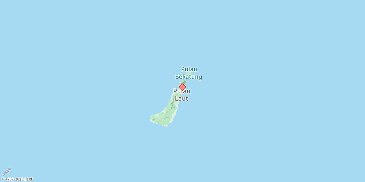 Map of Pulau Laut