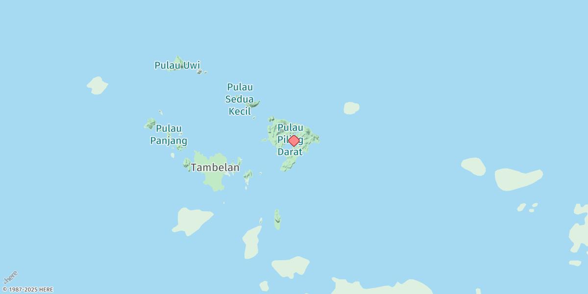 Map of Teluk Tambelan