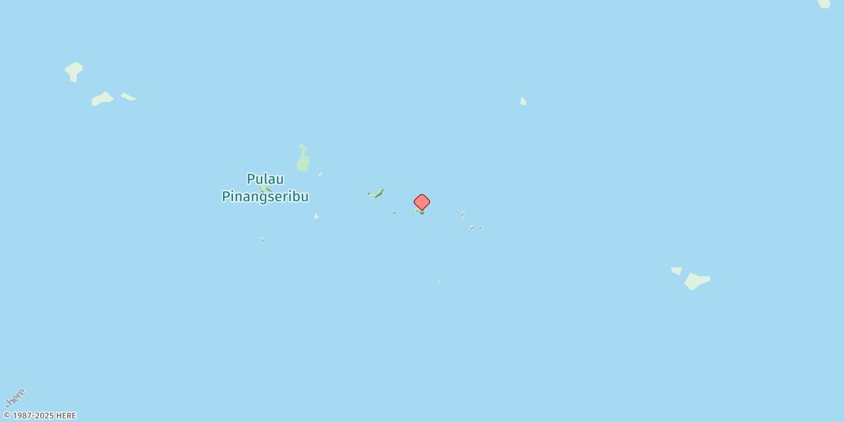 Map of Pulau Mentebung