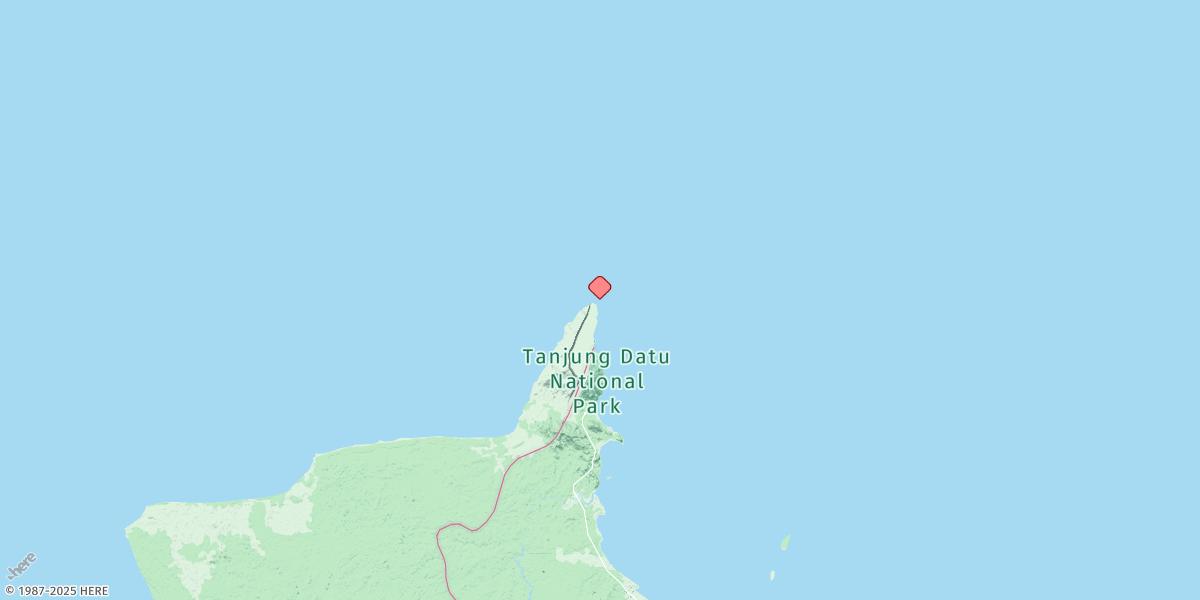 Map of Tanjung Datu