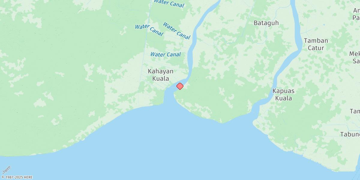 Map of Tanjung Damaran