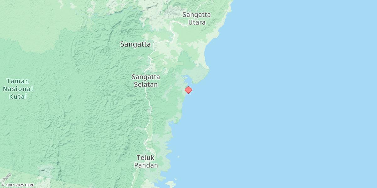 Map of Teluk Lombok