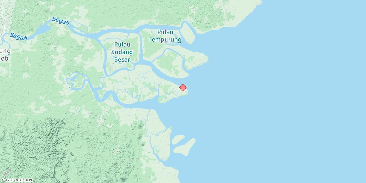 Map of Tanjung Birai