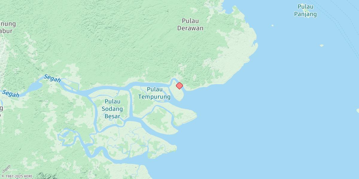 Map of Muara Kassei
