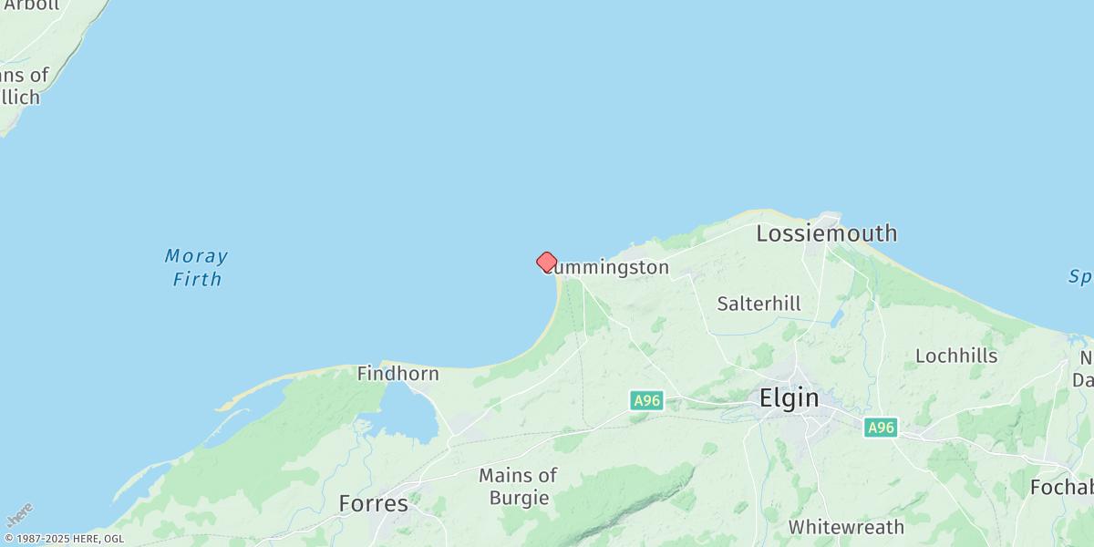 Map of Burghead