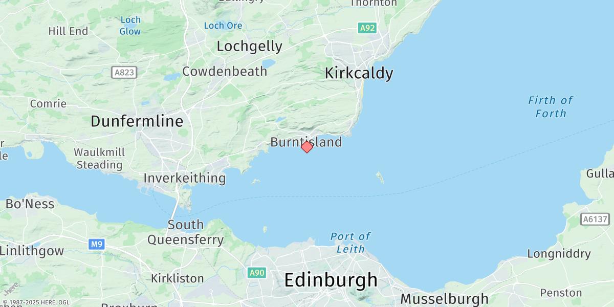 Map of Burntisland