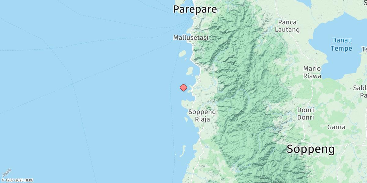 Map of Tanjung Lasonrae