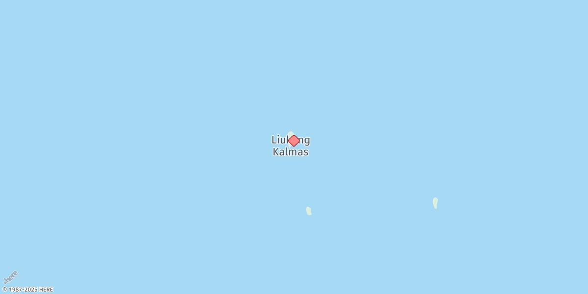 Map of Pulau Dewakang Besar