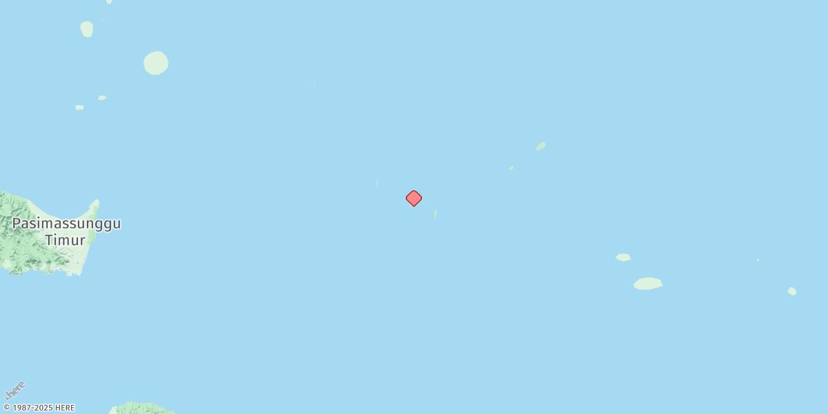Map of Pulau Tengah