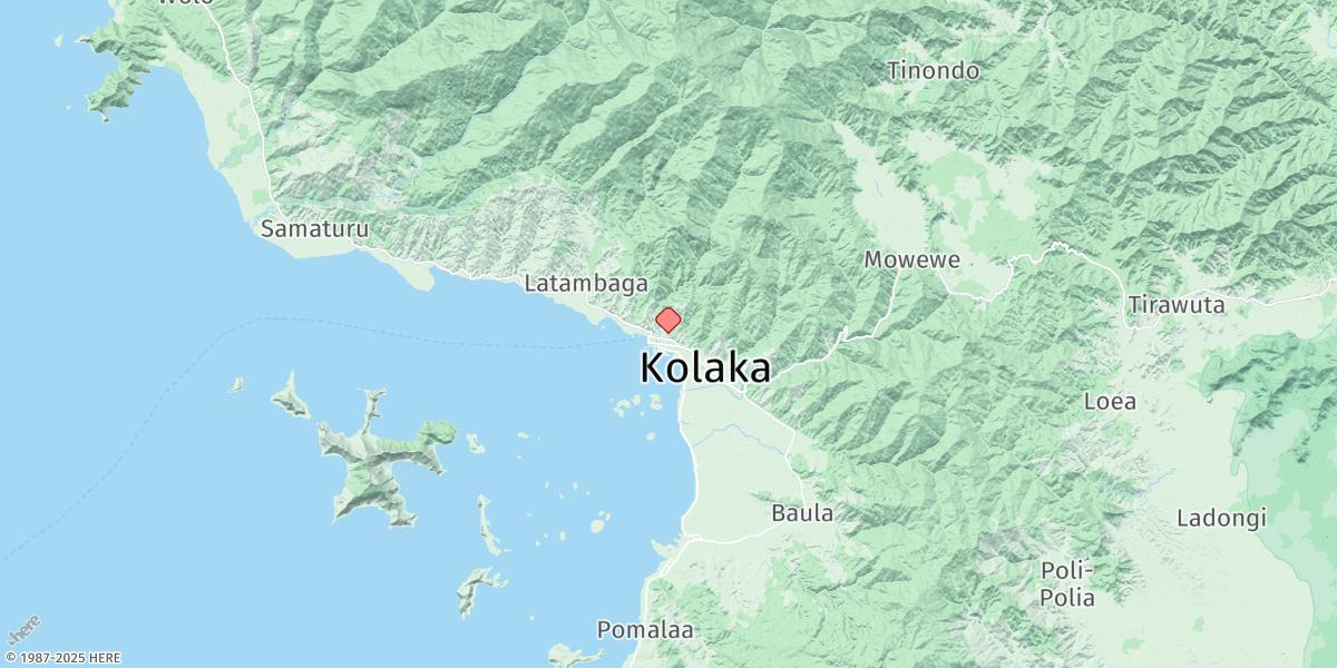 Map of Kolaka