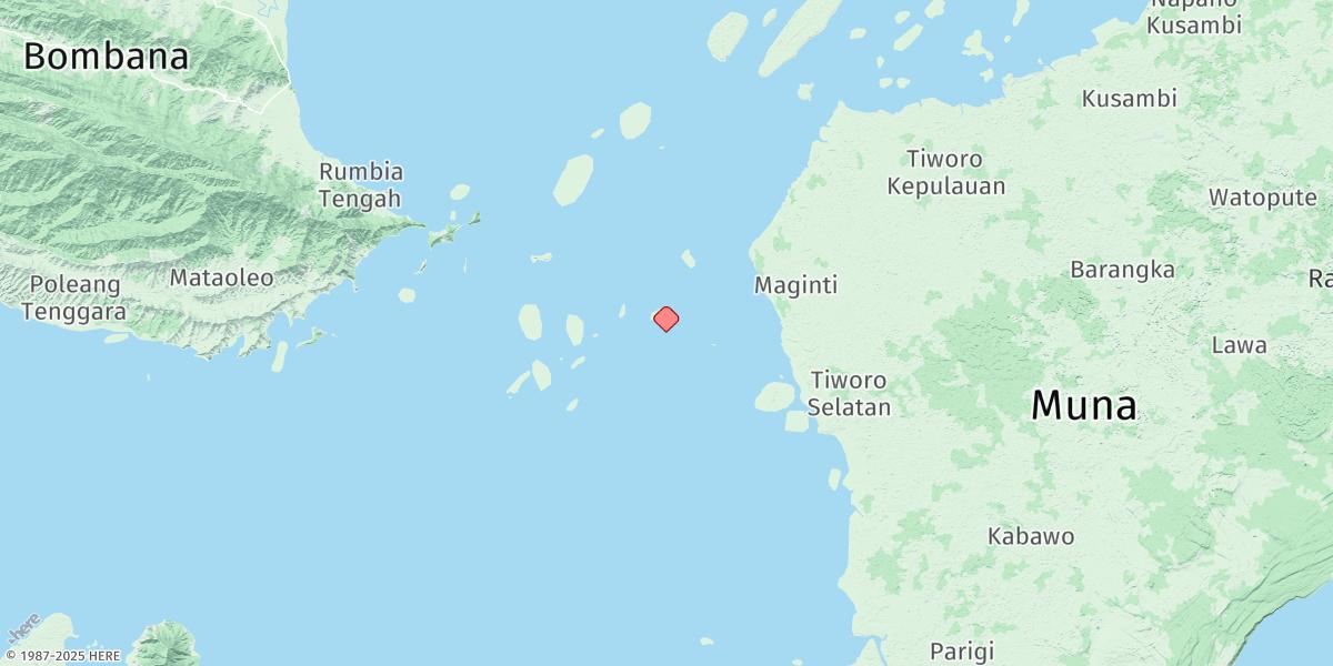 Map of Pulau Galla Besar