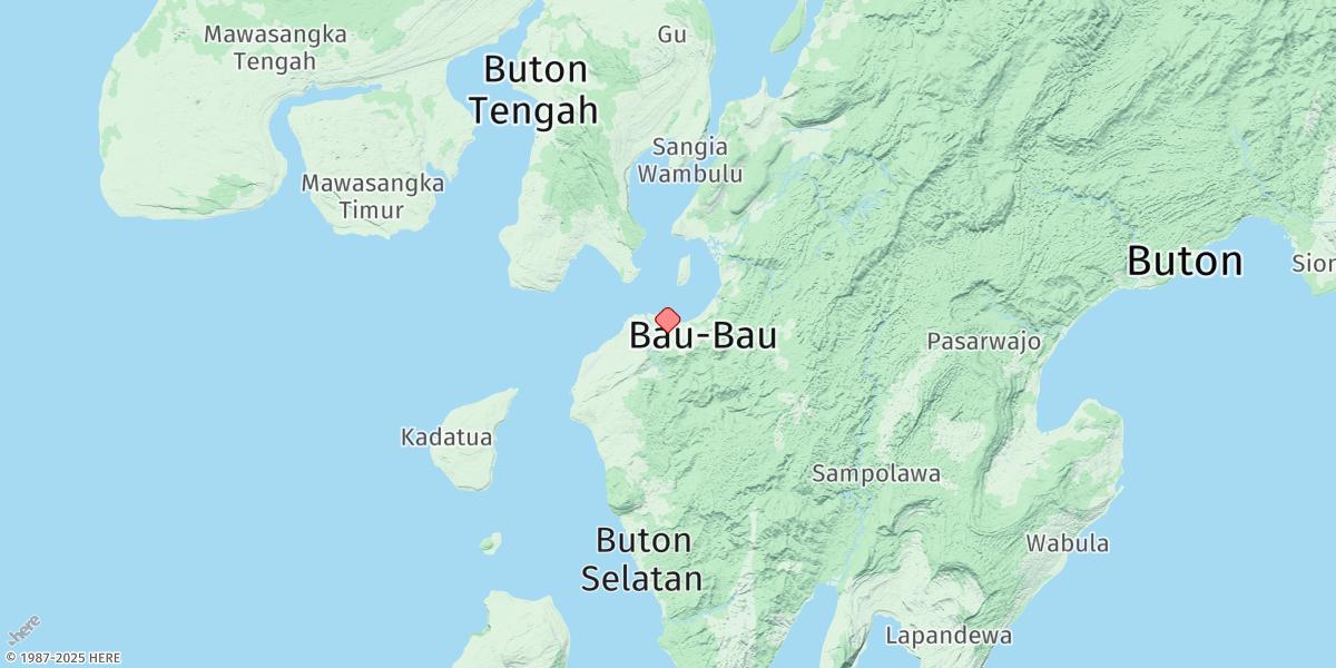 Map of Baubau