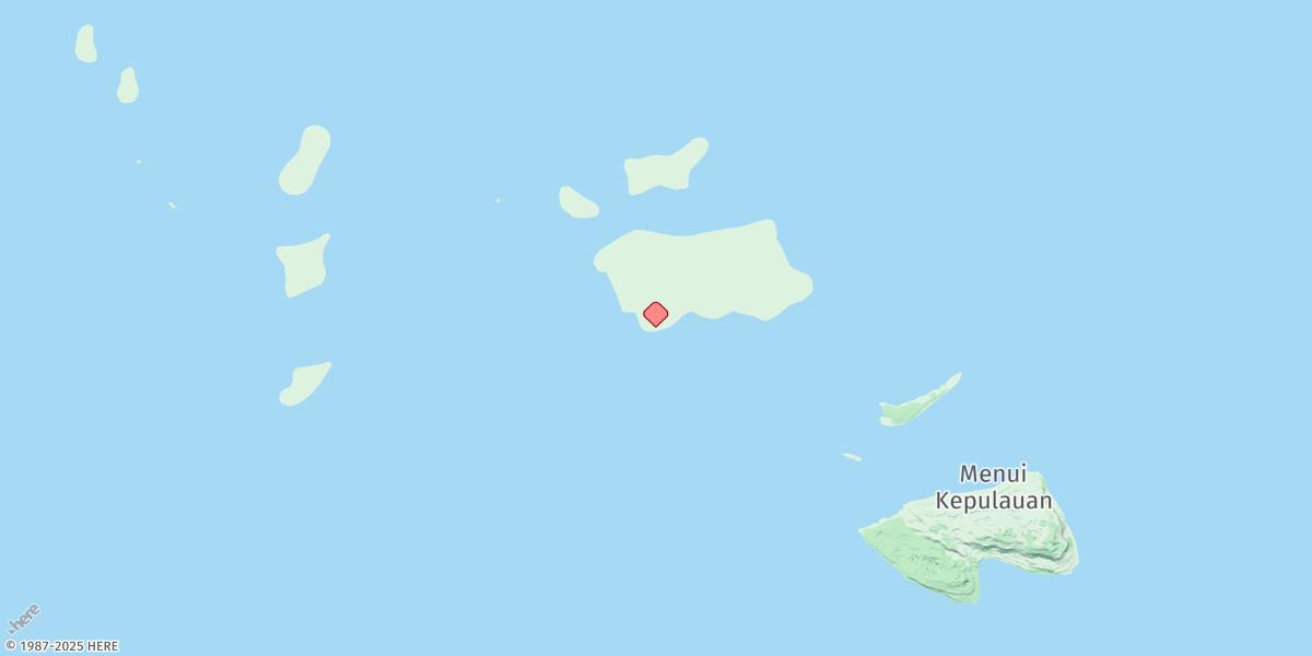 Map of Pulau Kokoila