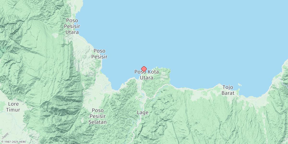 Map of Poso