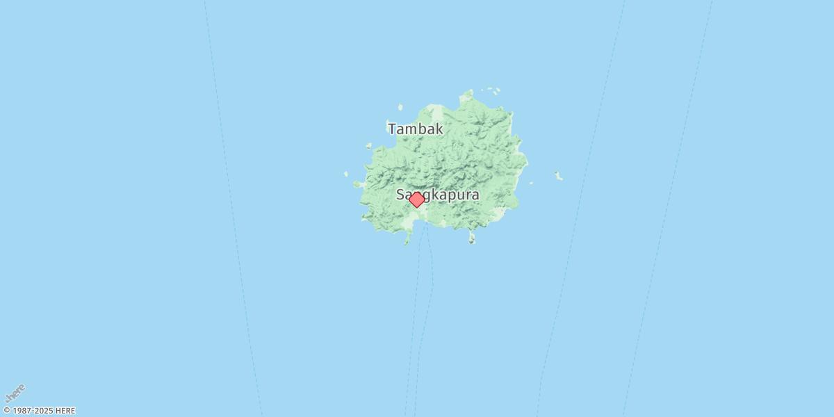 Map of Sangkapura Bay