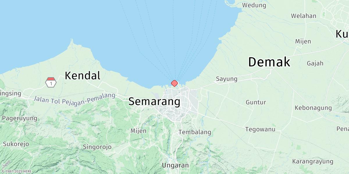 Map of Semerang (Tanjung Emas)