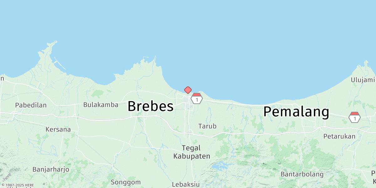 Map of Tegal