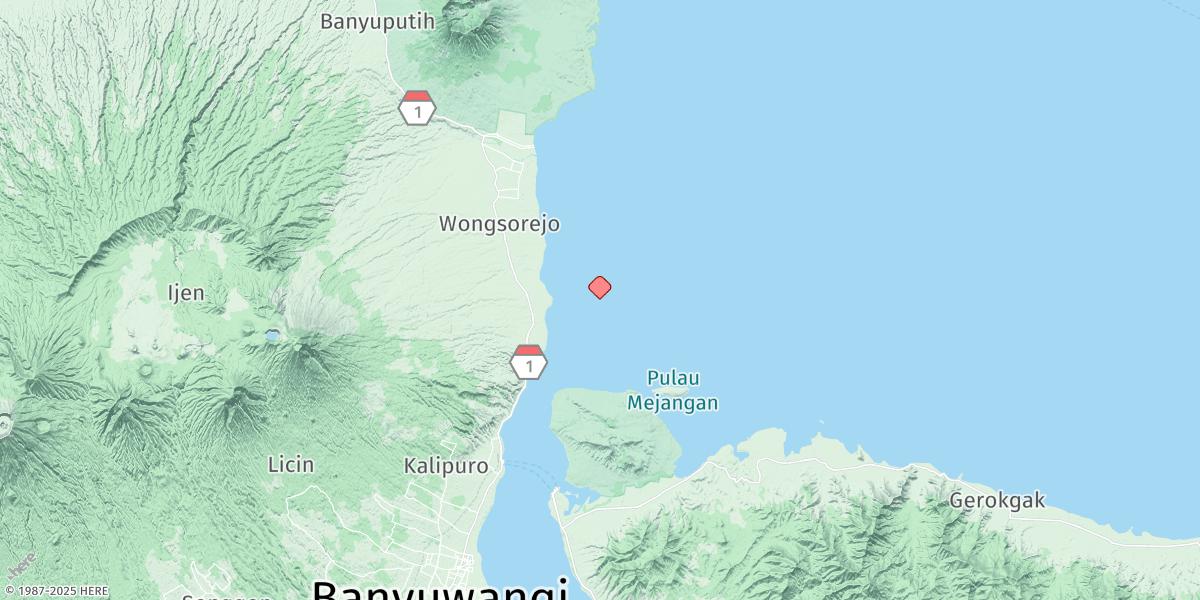 Map of Pulau Tabuan