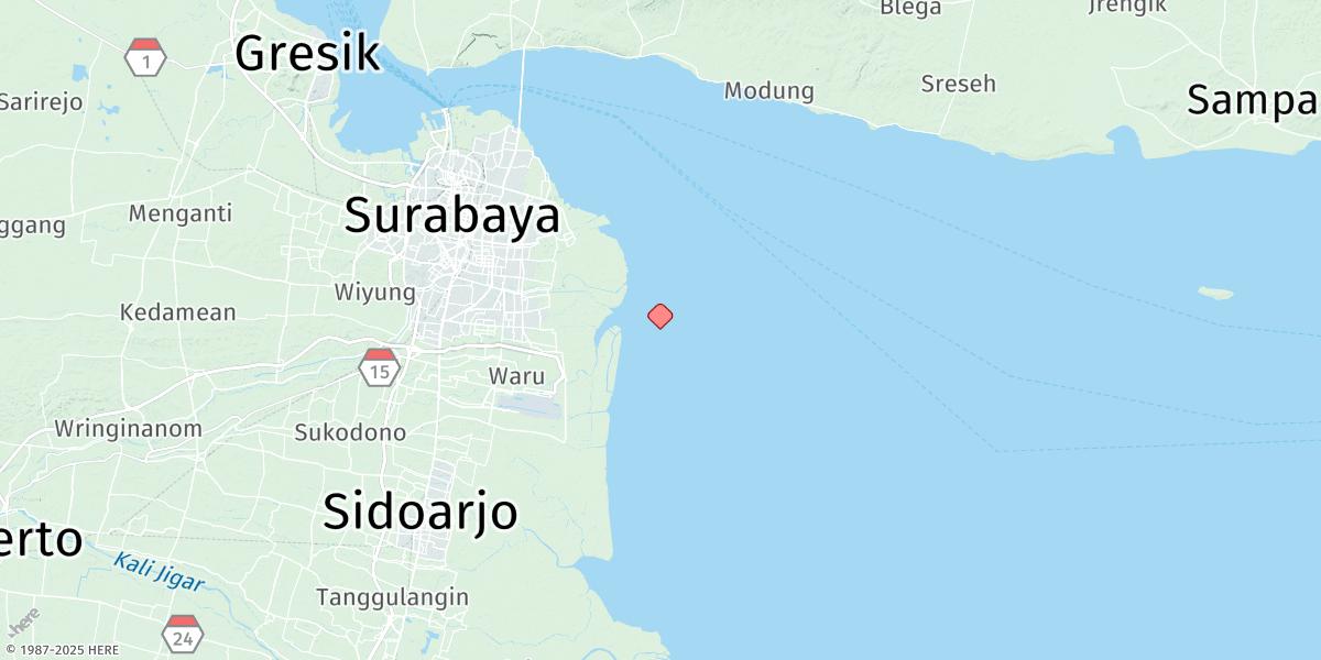 Map of Karang Kleta