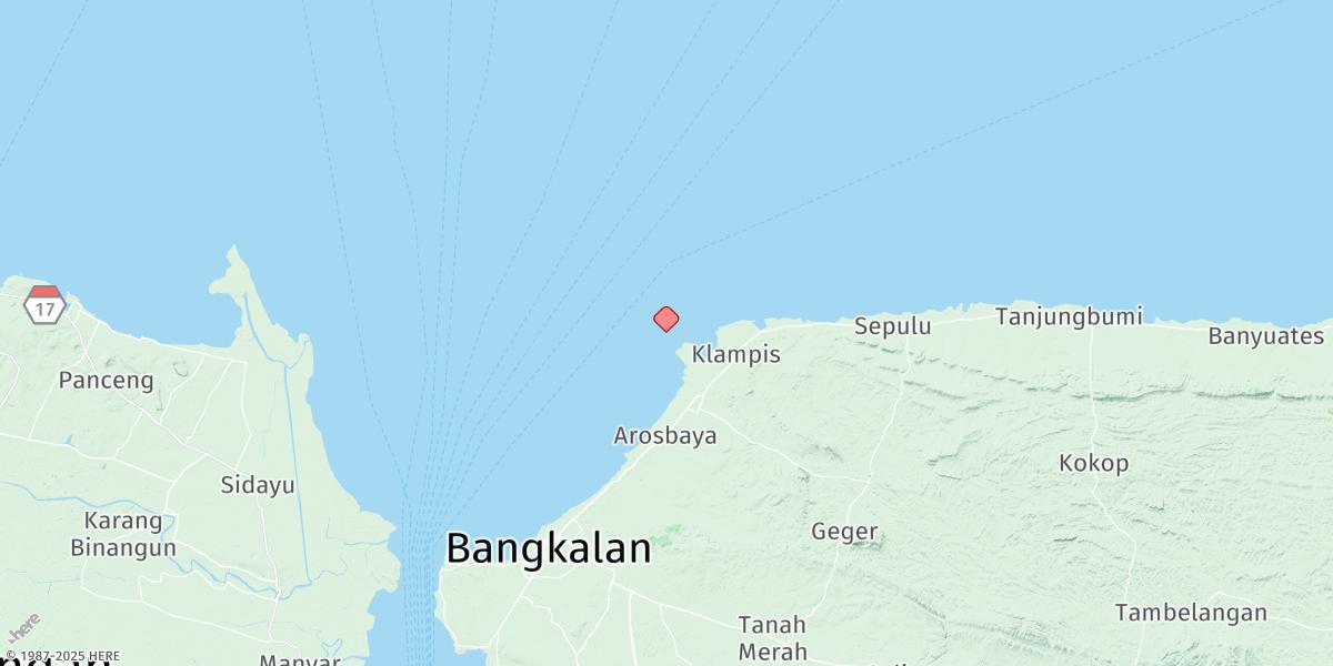 Map of Tanjung Modung